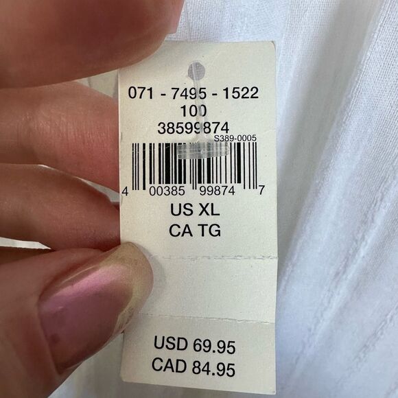 NWT Aerie Front Slit Maxi Dress BEACH WHITE SIZE‎ XL - Picture 6 of 7